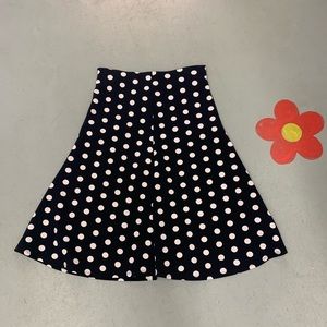Polka Dot Midi Skirt by Lapis